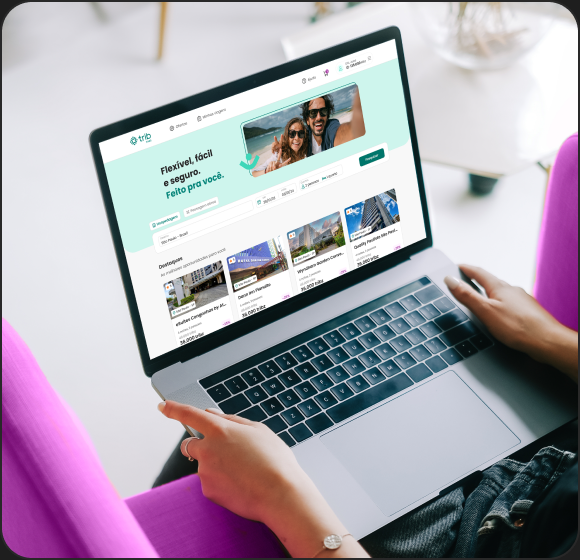 Mockup do site Trib Pass
